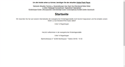 Desktop Screenshot of kiga-muehlhausen.de